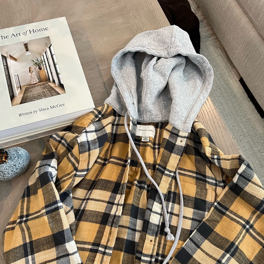 Hooded flannel